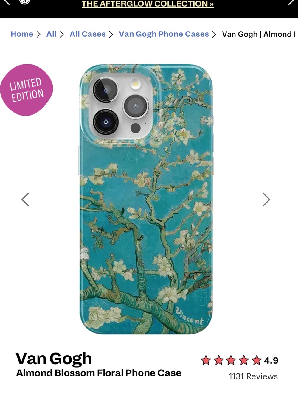 Brand new Casely Van Gogh IPhone 15 Pro Case